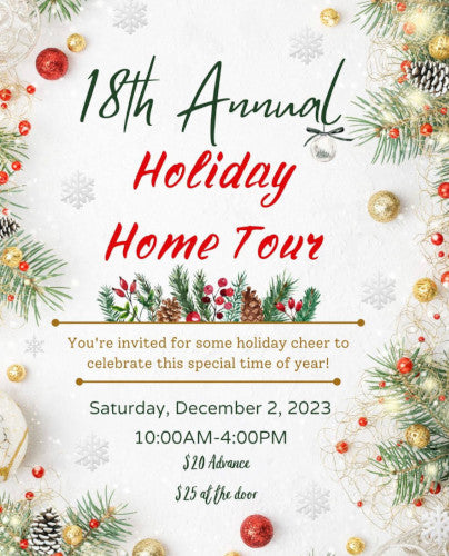 18th Annual Holiday Home Tour Flier